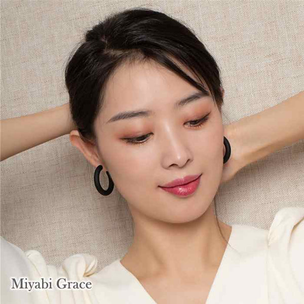 Red/Black/White/Green/Blue//Pink/Yellow 40 mm Invisible Clip On Hoop Screw-Back Earrings