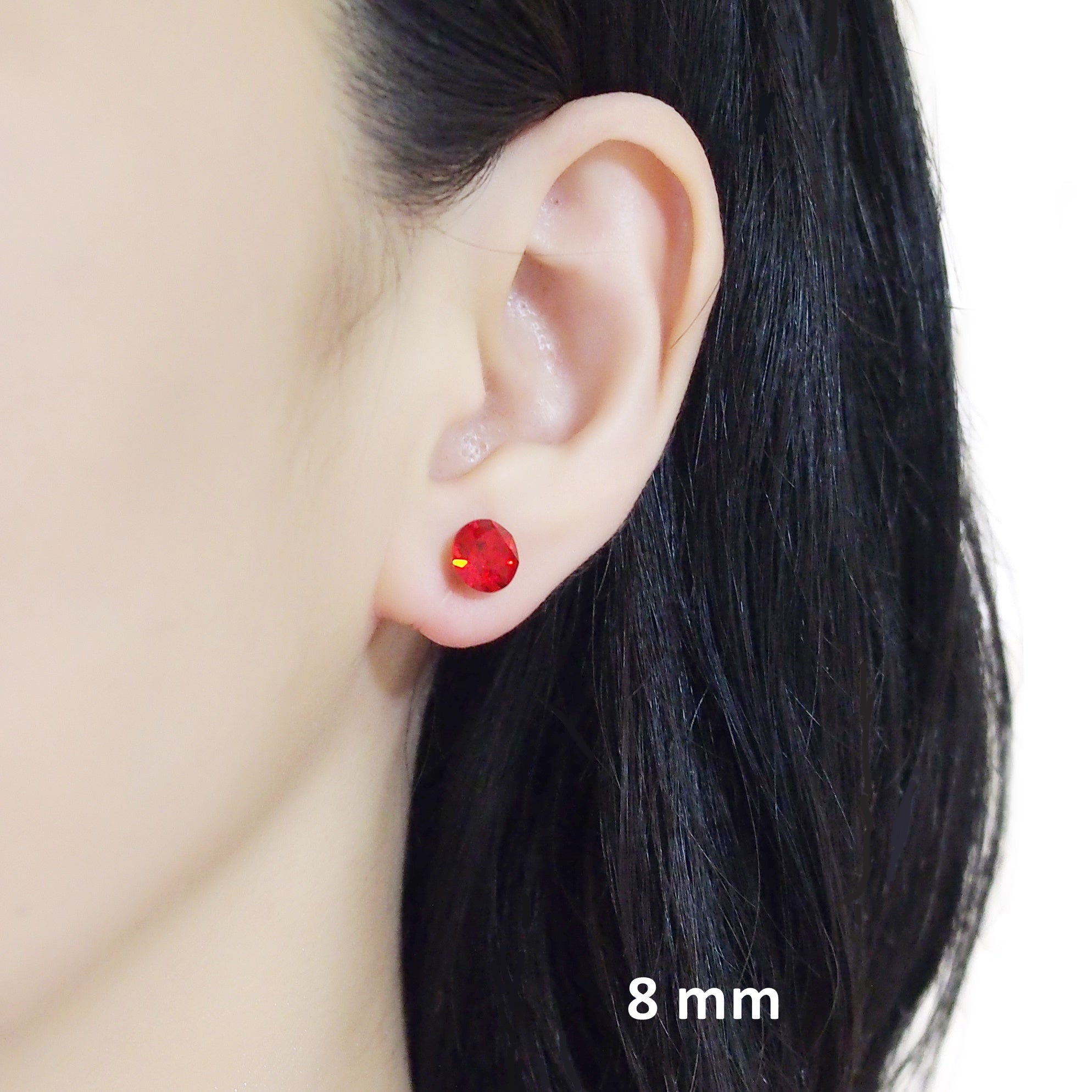 Swarovski Elegant Red Lobster Ear Clip Ocean Lobster Multi-Colored Rose Gold Plating Pierced  main image 3