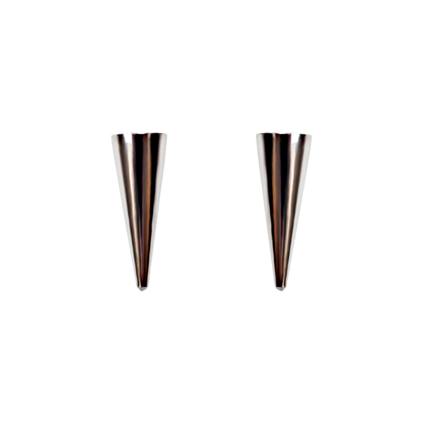 Small Silver Spike BTS K-POP Invisible Clip On Earrings