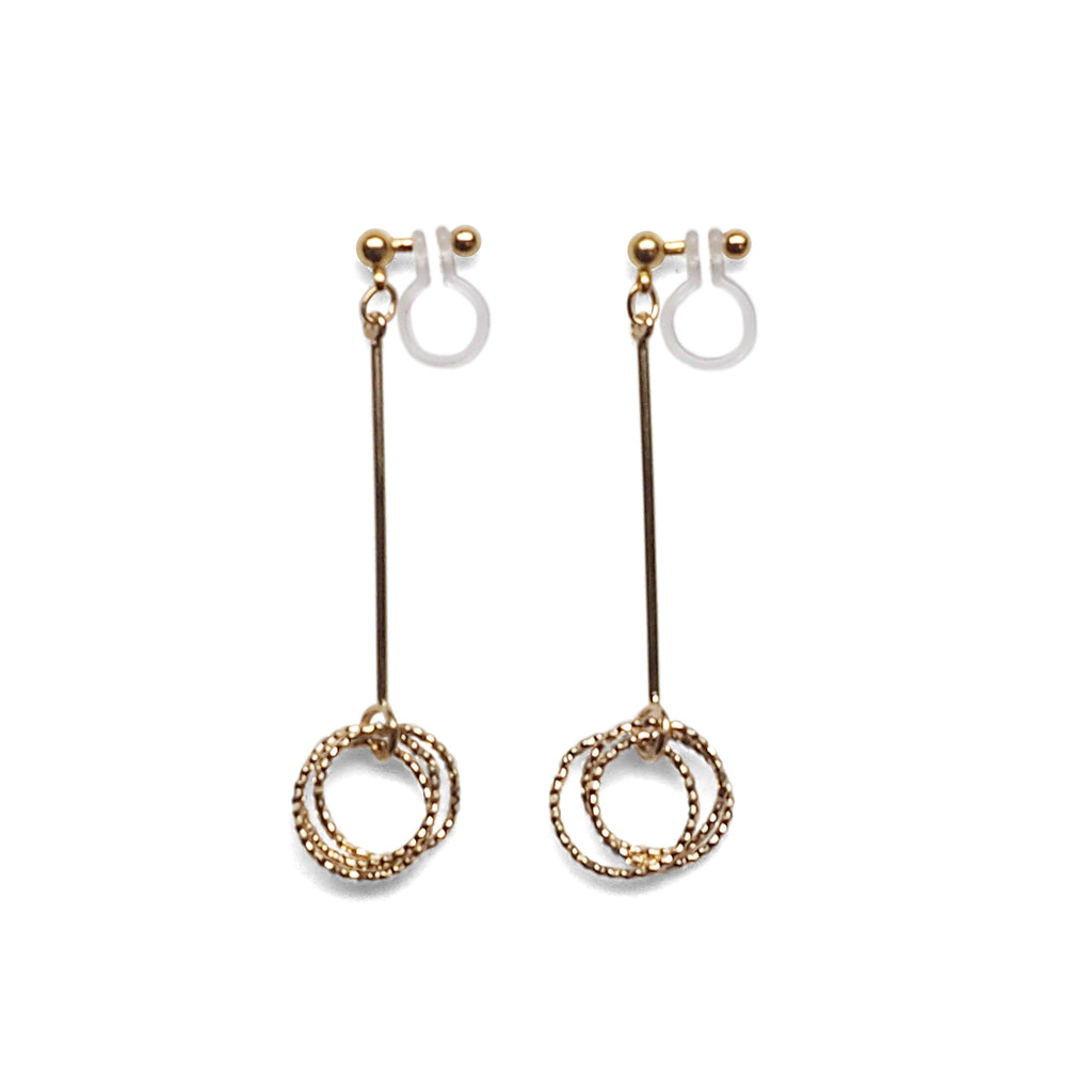 Big hoop clip on earrings store