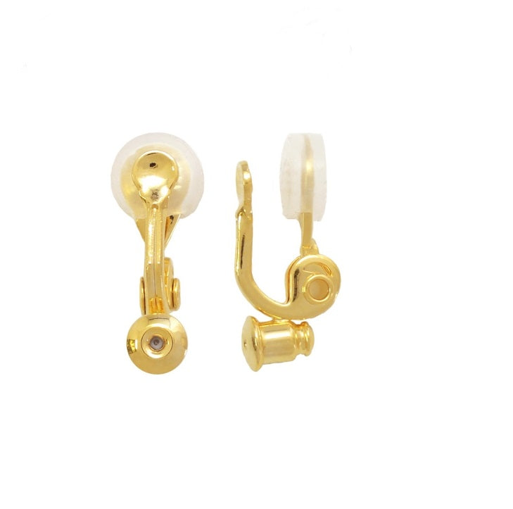 Stud Earring To Clip On Earring Converters With Adjustable Tension