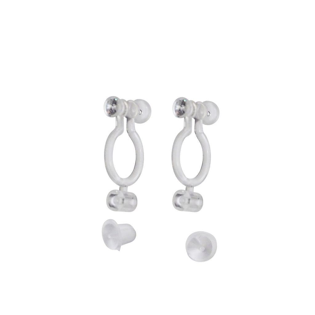 Amazing! updated style comfortable and pieced look Japanese clip on earring  converters
