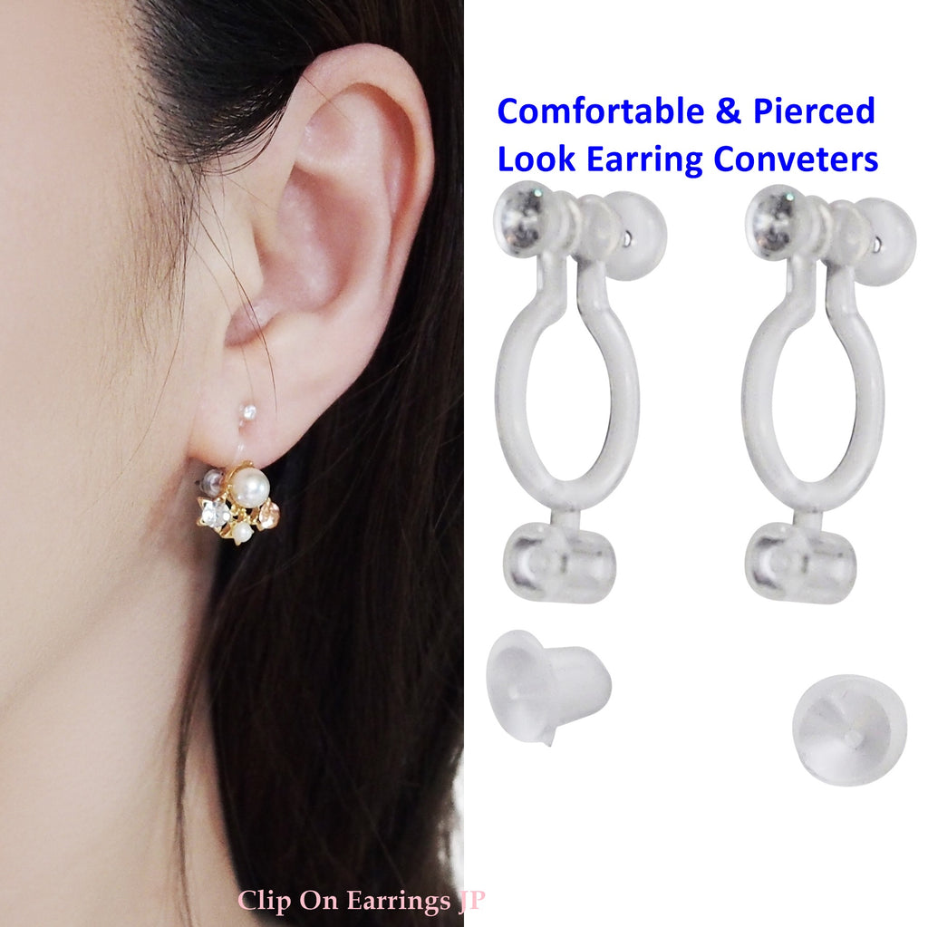 Clip on earring converters – Miyabi Grace