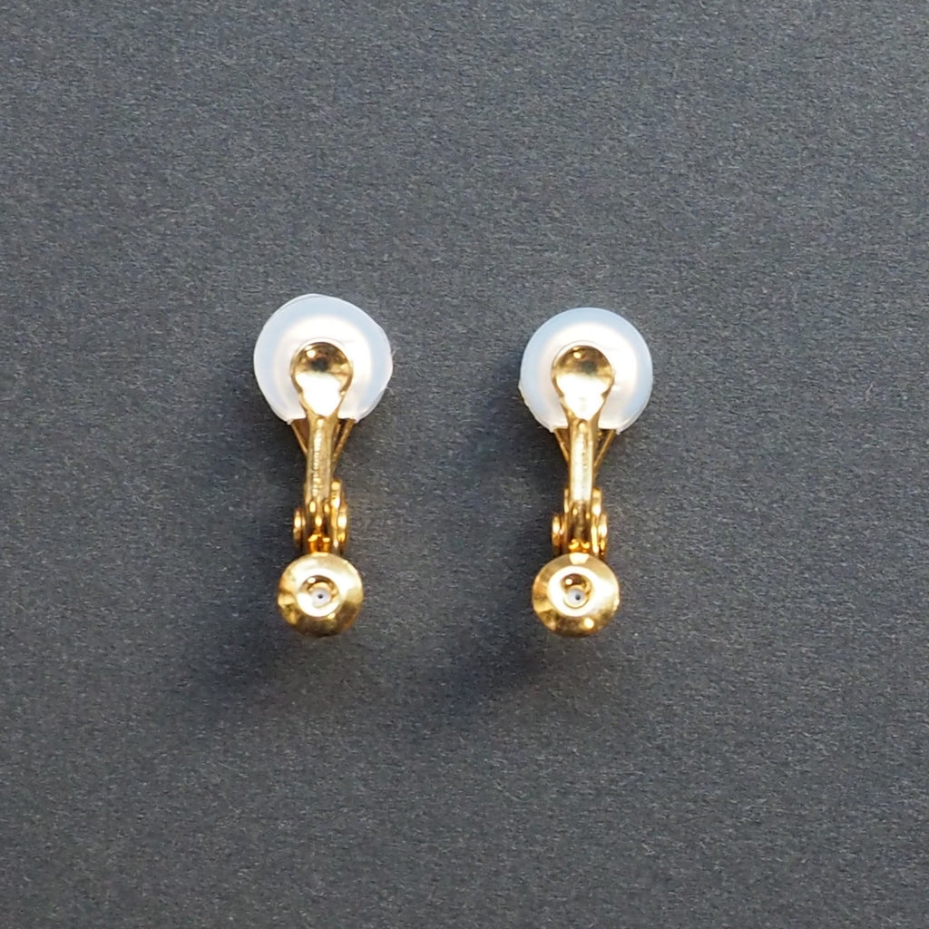 Gold Rectangular Clip on Earrings Converters, Stylish Look Like Pierced  Earrings, Convert Pierced to Clip Earrings, Japanese Converters 